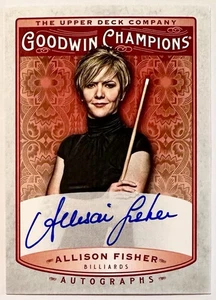 2019 Goodwin Champions “Autographs” (Allison Fisher - Billiards/Snooker - #A-AF) - Picture 1 of 2