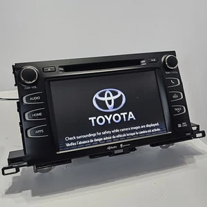 14-19 TOYOTA Highlander GPS NAVIGATION RADIO Touchscreen Entune 86100-0E293 OEM - Picture 1 of 21