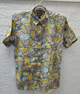 Neu Patagonia Go to Kurzarm Hemd mit Knopfleiste reichlich blau Größe L - Bild 1 von 6