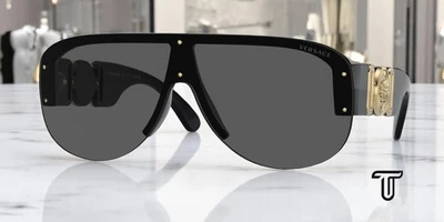 Gafas de sol para hombre VERSACE VE4391 GB1 87 negro gris oscuro 48 mm Foto 1 de 4