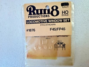 Run8 Prod. #1876 HO Scale Lok Fenster Set für Athearn F45/FP45 - NOS - Bild 1 von 3