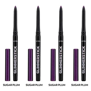 NEW Avon Glimmerstick Retractable Diamonds Eyeliner - SUGAR PLUM 0.35g/ SET OF 4 - Picture 1 of 12