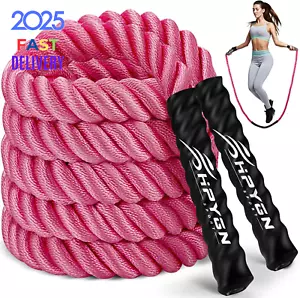 Jump Rope, Weighted Jump Ropes for Men Women, 2.8Lb 3.8Lb 5Lb Heavy Skipping Rop - Picture 1 of 12