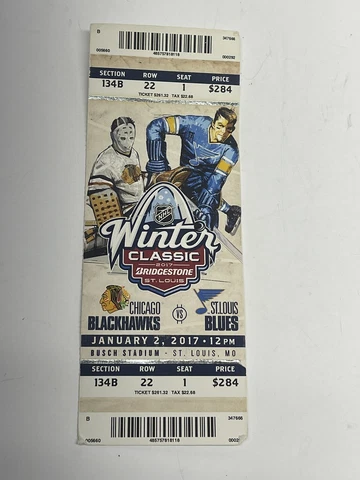 2017 WINTER CLASSIC TICKET BLACKHAWKS & BLUES GENERAL SEATING Cover