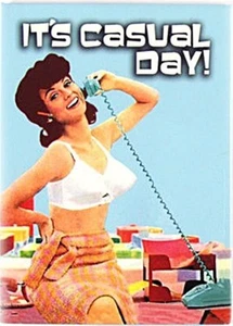 It's Freizeit Tag Stahl Lustig Kühlschrank Magnet - Picture 1 of 1