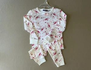 Girls Small 4T “Angel In Pink” Pajama Long Sleeve Top & Bottoms, New With Tags - Picture 1 of 8