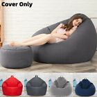2 Size Large Bean Bag Chair Indoor For Adults Kids Lazy Lounger Couch Sofa Cover