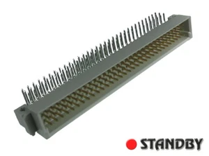 1pc Male angled 96 pin type C DIN41612, 650947-5 AMP Contact Finish - Gold - Imagen 1 de 2