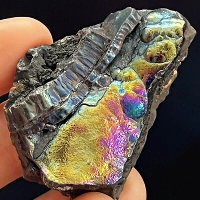 leklai umklum arco iris iridiscente 7 colores hematita amuleto natural 31 g regalo Foto 1 de 4