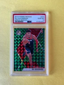 2019-20 Mosaic Rui Hachimura RC GREEN MOSAIC PSA 10 GEM MINT #231 Rookie (52) - Picture 1 of 3