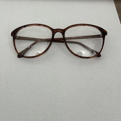 New Old Stock Europa Brown Tortoise Plastic Glasses Frames 54-18-140 Librarian - Image 1 of 4
