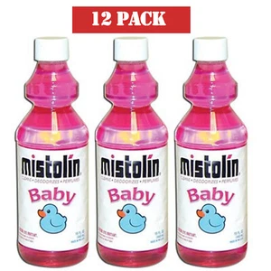 12 Pack Mistolin General All Purpose Cleaning Solution Baby Scent 15 fl oz - Picture 1 of 2