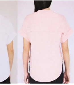Nicole Miller Women's Cap Sleeve V-Neckline Top - Picture 1 of 2