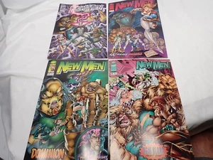 Lot of 4 Image New Men Comics #8, 9, 12, 13 in excellent, near mint from 1995 - Picture 1 of 7