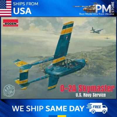 Roden 632 O-2A Skymaster U.S. Navy Service 1967 year plastic model scale 1/32 - Image 1 of 3