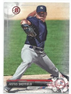 Justus Sheffield New York Yankees 2017 Bowman Draft Baseball - Picture 1 of 3