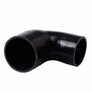 ID 2" to 2 3/" 90 Degree Elbow Turbo Intercooler Coupler Silicone Hose Universal - Picture 1 of 7