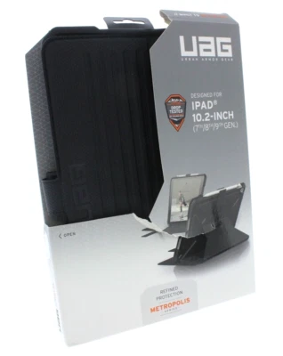 Funda tipo folio UAG Metropolis para Apple iPad 10.2 (9ª / 8ª / 7ª generación) - Negra Foto 1 de 3