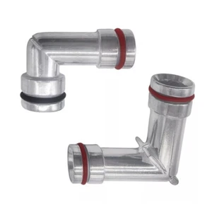 2PCS Heater Hose Elbows Upper & Lower For Chevy Pontiac Buick 12565082 47065HP - Picture 1 of 5