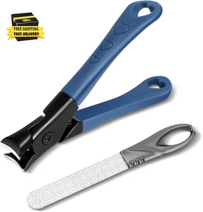 Thick Toenail Clippers, Nail Clippers for Men with Stainless Steel Nail File, An - Picture 1 of 8