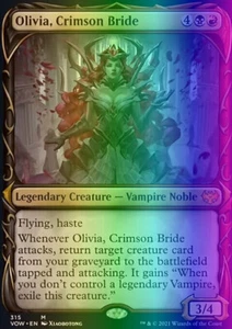 MTG Olivia, Crimson Bride (315/596) Innistrad Crimson Vow NM FOIL - Picture 1 of 1