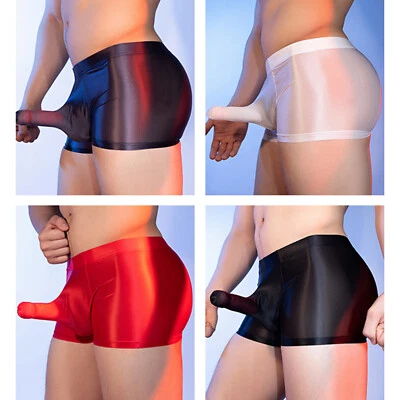 Mens Briefs Bulge Pouch Underwear Soft Fabric Shorts Elastic Waistband Lingerie - Image 1 of 4