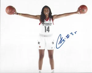CHARLI COLLIER AUTOGRAPH SIGNED 8X10 PHOTO DALLAS WINGS WNBA TEXAS LONGHORNS COA - Picture 1 of 1