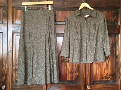 Blusa Falda JM Collection By Jennifer Moore Floral Manga 3/4 Talla 12P Para Mujer’s Foto 1 de 4