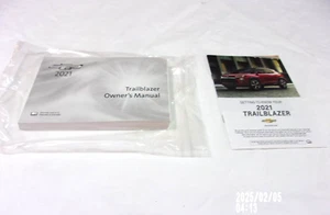 2021 CHEVROLET TRAILBLAZER OWNER MANUAL 2 PIECE SET. OEM. MINT. FREE SHIP - Picture 1 of 3
