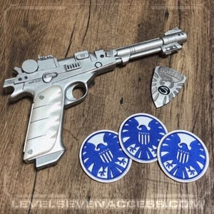 • SHIELD • CLASSIC RETRO BLUE PATCH • PROJECT INSIGHT • AGENT COSPLAY PROP • - Picture 1 of 2