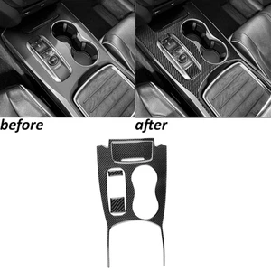Panel de cambio de marchas de consola central de fibra de carbono real 4 piezas para Acura MDX 14-20 - Imagen 1 de 20