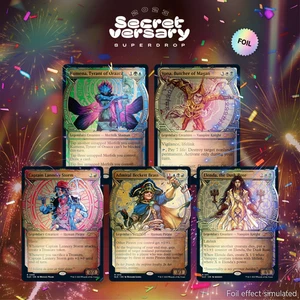 Magic the Gathering Secret Lair Showcase The Lost Caverns of Ixalan Rainbow Foil - Picture 1 of 8