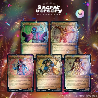 Magic the Gathering Secret Lair Showcase The Lost Caverns of Ixalan Rainbow Foil - Image 1 of 4