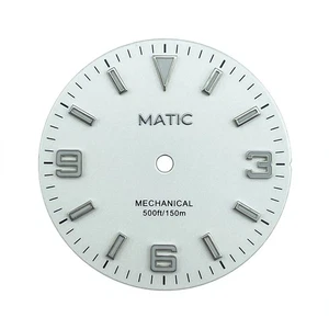 28.5mm Black SUB Style No Date Watch Dial for NH38A NH35A Super Bright C3 Lume - Picture 1 of 4