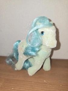 Vtg My Little Pony RARE G1 So Soft Angel fish Flocked Fuzzy MLP Hasbro 1986 - Picture 1 of 4