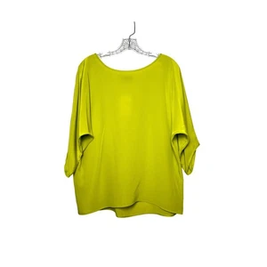 Vince Silk Blouse Top Lime Green Women Medium Career Going Out Quiet Luxury - Picture 1 of 7