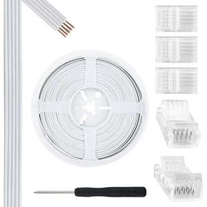 32.8ft 5 Pin RGBW Extension Cable Wire and 5 Pack 5 Pin RGBW LED Light Strip ... - Picture 1 of 8