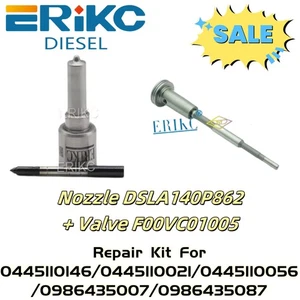 ERIKC Injector Parts Valve F00VC01005 Nozzle DSLA140P862 for RENAULT 0445110146 - Foto 1 di 5