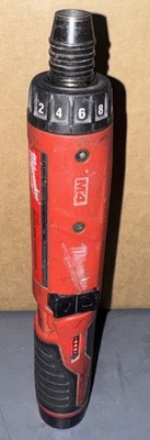 "Milwaukee M4 1/4" Hex Screwdriver - Red (2101-20) With Battery (Parts Only) - Image 1 of 4