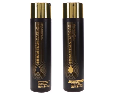 Sebastian Dark Oil Lightweight Shampoo and Conditioner DUO, 8.4 oz Each - Image 1 of 2