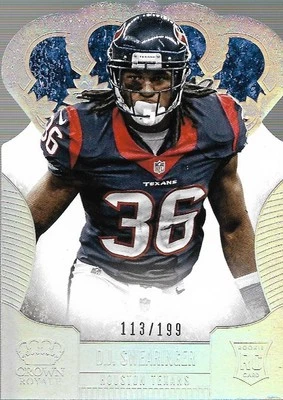 2013 Crown Royale Silver Holofoil #134 D.J. Swearinger /199 - FB - Image 1 of 2