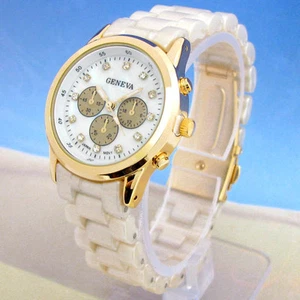 Reloj pulsera Geneva para mujer talla pequeña oro perla - Imagen 1 de 5