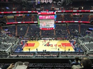 NY Knicks at Washington Wizards, CENTER COURT, 4/8/22, 2 TIX, Section 400, Row D - Picture 1 of 2