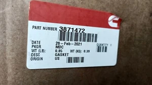 Genuine Cummins 3871472 GASKET - Bild 1 von 2