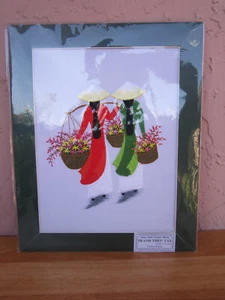 Bestickte handgefertigte Nadelarbeit Bildkunst Vietnam Tranh Theu Tay zum Verkauf!!! - Bild 1 von 4