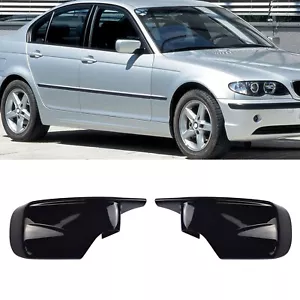 Par de tapas de espejo retrovisor para BMW E39 E46 323i 328i 325i 330i 1998-2005 - Imagen 1 de 12