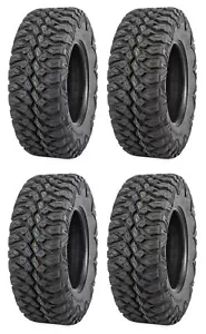 Four 4 Quadboss QBT846 ATV Tires Set 2 Front 27x9-12 & 2 Rear 27x9-12 - Picture 1 of 2