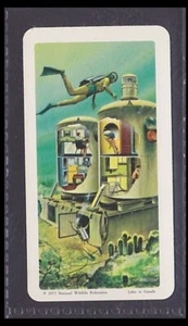 Tarjeta de intercambio canadiense LIVING SUBMARSEA en TEKTITE 2, 1970 - 50 + años # 14 - Imagen 1 de 2