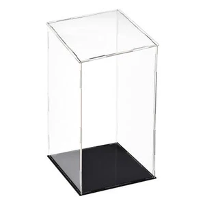 Acryl Klar Vitrine Box Schutz Würfel Sammlerstück Ausstellungsbox 15x15x30cm - Bild 1 von 7