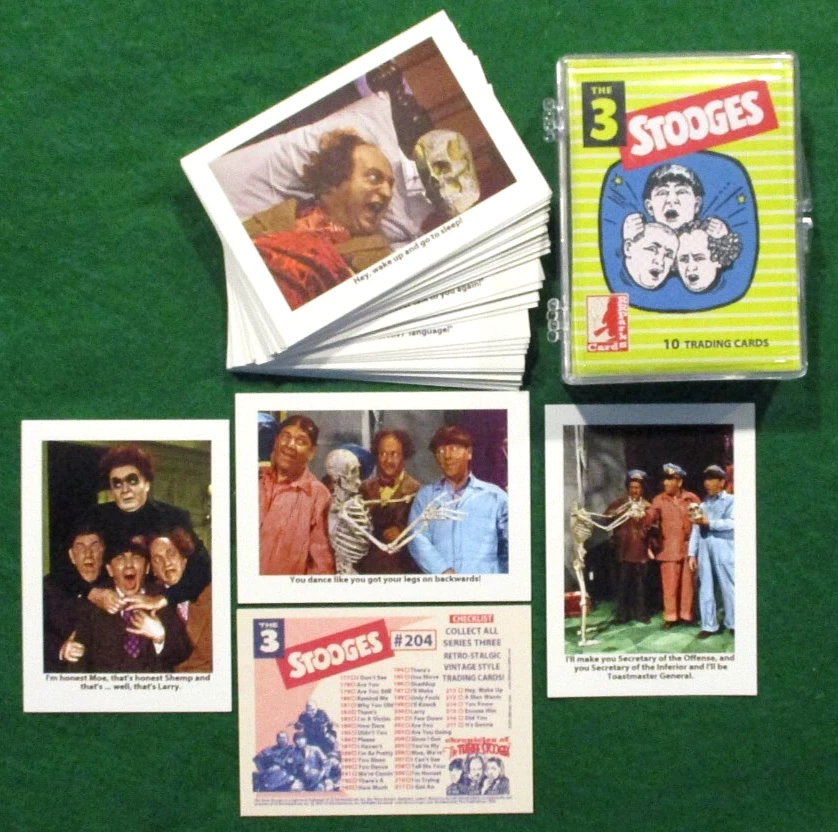 Three Stooges 1959 Fleer Expansion 3ª serie Juego de cartas Rrparks-41 2015 #'s 177-217 Foto 1 de 3